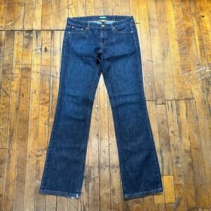 Lilly Pulitzer Jeans Womens Size 10 Dark Blue Denim Palm Beach Fit Bootcut